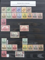 Bis auf wenige Werte kompletter Bestand auf großer Steckkarte mit ...