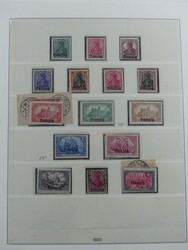 Schöner Bestand im Lindner Vordruck. Dabei etliche bessere Ausgaben, ...