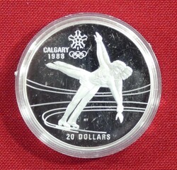 20 Dollar 1987, Olympische Winterspiele 1988 in Calgary, ...