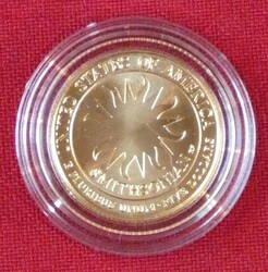 5 Dollar, 1996 James Smithson in der Originalschatulle mit Zertifikat ...