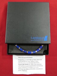 Set mit Lapislazuli: Das attraktive Schmuck-Set besteht aus einem ...