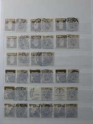 Partie von etlichen Zusammendrucken der ersten Ausgaben in zwei ...