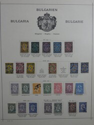 Sammlung 1879-1922 mit besseren Ausgaben auf Schaubek-Seiten.  ...