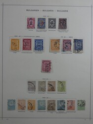 Sammlung 1879-1922 mit besseren Ausgaben auf Schaubek-Seiten.  ...