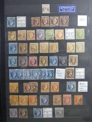 Gut bestückte Sammlung ab 1861 mit einigen Hermesköpfen bis 1995 ...