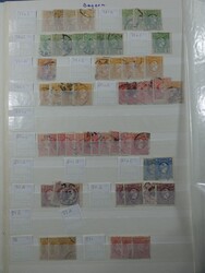 Großes Steckalbum voll mit allein 2 Seiten Hermesköpfen. Dicht an ...