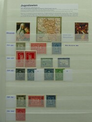 Saubere Sammlung von 1929 bis 2006 in zwei Steckbüchern. Dabei sind ...