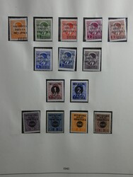 Sammlung 1941-1945, meist postfrisch im Vordruckalbum, dabei u.a. ...