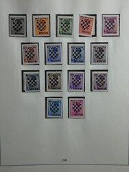 Sammlung 1941-1945, meist postfrisch im Vordruckalbum, dabei u.a. ...