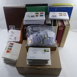 Posten Schweiz mit Teilsammlungen, FDCs sowie Kiloware etc., dabei ...