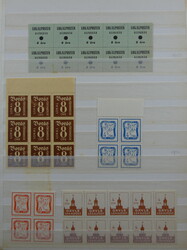 Partie Lokalausgaben Schweden und Norwegen. Dabei einige ...