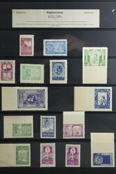 ABO-Sammlung ab Anfängen bis ca. 1945 auf Blankoblättern im Album, ...