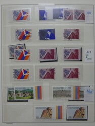 Seltene Sammlung Bergkarabach 1993 bis 2024 mit vielen Kleinbögen im ...