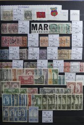 Sammlung ab 1914 in allen Erhaltungsarten im Steckbuch.  ...