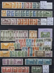 Sammlung ab 1914 in allen Erhaltungsarten im Steckbuch.  ...