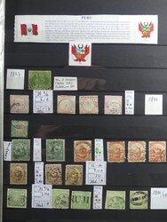 Sammlung von 1866 bis Anfang der 2000er in 2 Steckbüchern.  ...