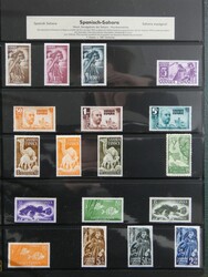 ABO-Sammlung aus den Jahren 1950–1971 auf Blankoblättern im Album. ...