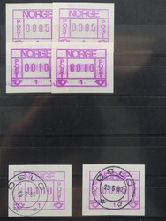 Umfangreicher Bestand von ca. 1.500 meist postfrischen ATMs in 2 ...