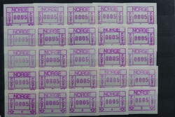 Umfangreicher Bestand von ca. 1.500 meist postfrischen ATMs in 2 ...
