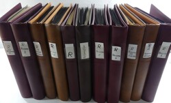 11-bändige Motivsammlung mit Marken, Kleinbögen und Belegen meist ...