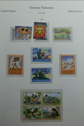 Sammlung bis 2002 mit u.a. Block 1 sowie diversen Kleinbögen in 2 ...