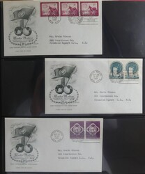 Von 1951-1979sauber geführte FDC Sammlung mit den offiziellen UNPA ...