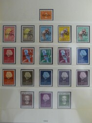 Von 1951-2000 sauber postfrisch geführte Sammlung in zwei Lindner T ...