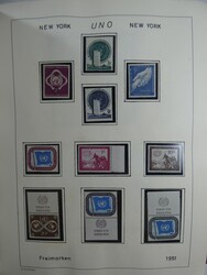 Spezialisierte Stempelsammlung bis 1970 mit Block 1 sowie einigen ...