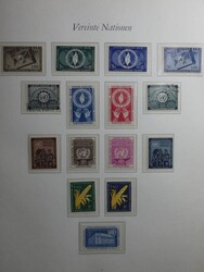 Teilsammlung bis 1978 mit u.a. Block 1 auf FDC im Album.Automatically ...