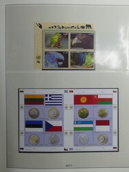 Saubere Sammlung von 1986 bis 2011 im Lindner Vordruckalbum.  ...