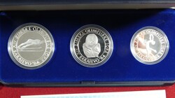 Olympische Spiele Sarajevo 1984, kompletter Satz von 15 Silbermünzen ...