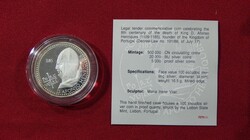 Kleine Sammlung von 4 Silbermünzen aus 1985 bis 1996 (Silber ca. 160 ...