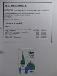 3 Ordner mit mehr als 500 postfrischen bzw. gestempelten Marken und ...