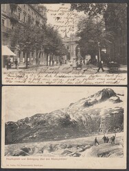 Schachtel mit 100 alten Ansichtskarten Schweiz ab 1903  Automatically ...