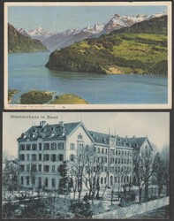 Schachtel mit 100 alten Ansichtskarten Schweiz ab 1903  Automatically ...