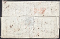 GR SAMADEN 16.7.1844 Vorphilabrief mit Inhalt nach Reggio/It, roter ...