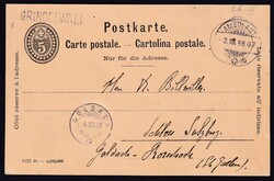 Hôtel/Bad BE 3.8.1898 5 Rp. Privatganzsache "Alpen-Kurort ...