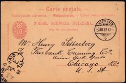 Hotel/Bad BE Interlaken 3.8.1892 "Deutscher Hof in Interlaken J. & F. ...