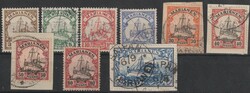 Deutsche Kolonie Marianen kleines Lot gestempelte Marken, Mi.Nr. 17 ...