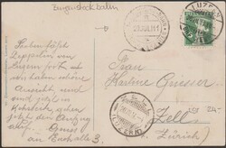 NW Bürgenstock-Bahn 1911, 1934 - Stationsstempel auf 2 ...
