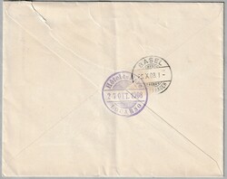 Hotel/Bad TI 27.10.1908 Litho Briefkuvert "Hôtel du Parc Locarno ...