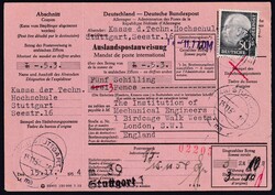 Bundesrepublik Deutschland, 50 Pf. Heuss Mi.Nr. 189 als ...