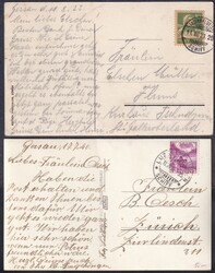 Schiffspost Vierwaldstättersee 4 Ansichtskarten 1906 - 1940 ...