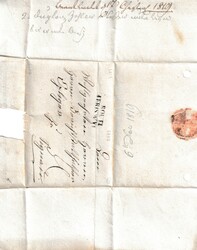 BE ROUTE AERISWYL (Langenthal) 6.12.1819, Brief nach Signau