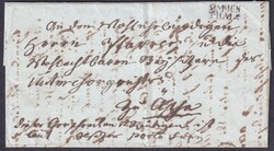 BE Simmenthal 1821 Talschaftstempel auf Faltbrief von Reutigen ...