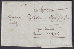 LU ENTLEBUCH 30.3.1813, Talschaftstempel auf Faltbrief mit Inhalt von ...