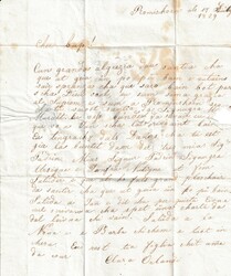 SG ST.GALL &amp; ROUTE 17.07.1829, Faltbrief mit Inhalt von ...