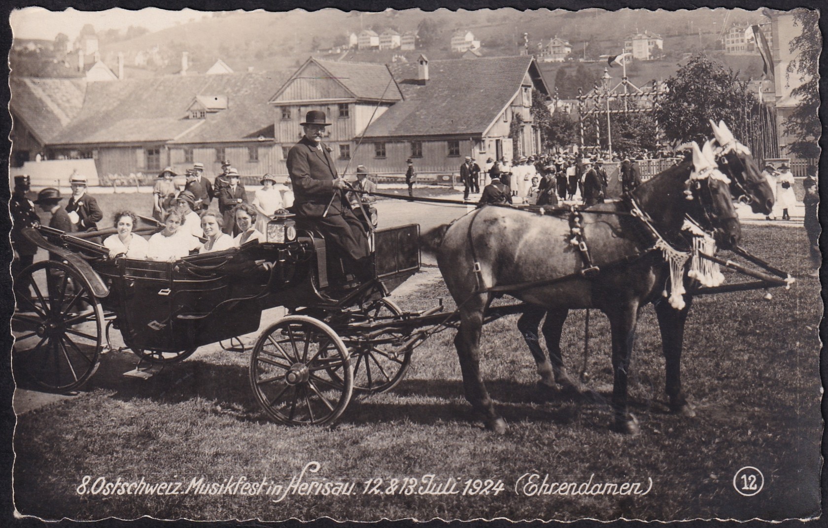 AR Herisau "8. Ostschweizer Musikfest in Herisau 12. & 13. Juli 1924" ...