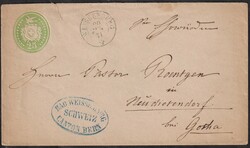 Hotel/Bad BE Weissenburg Bad 30.6.1871 25 Rp. Tüblibrief nach ...