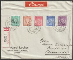 Campione 2 Satzbriefe mit 1 - 5B (Ersttag) und 6 - 12, dazu ...